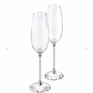 Swarovski Crystalline Toasting Flutes (Set of 2)